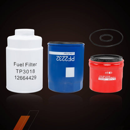 6.6L Duramax Diesel Fuel Filter Kit For 01-16 Chevy Silverado 3500  Express 2500