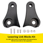 1.5" Lowering Link Blocks Kit For Touring Street Glide Road King Electra 2009-25