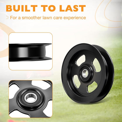 132-9425 Deck Flat Idler Pulley For Exmark Lazer Z Titan Toro 103-8743 116-4668