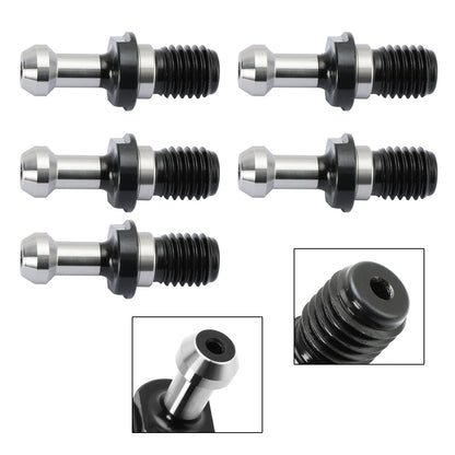5Pcs CAT40 45° Pull Stud Retention Knob Fits For Any Haas CAT40 CNC Silver