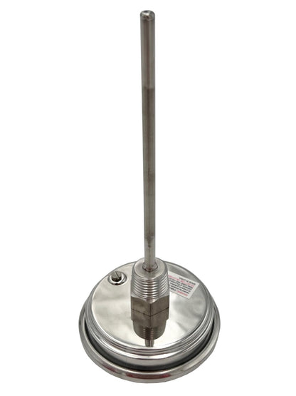 Solid Spare NBK 20813 Thermometer 0-250F 3" Dial 6" Stem For Dwyer BTB3605D