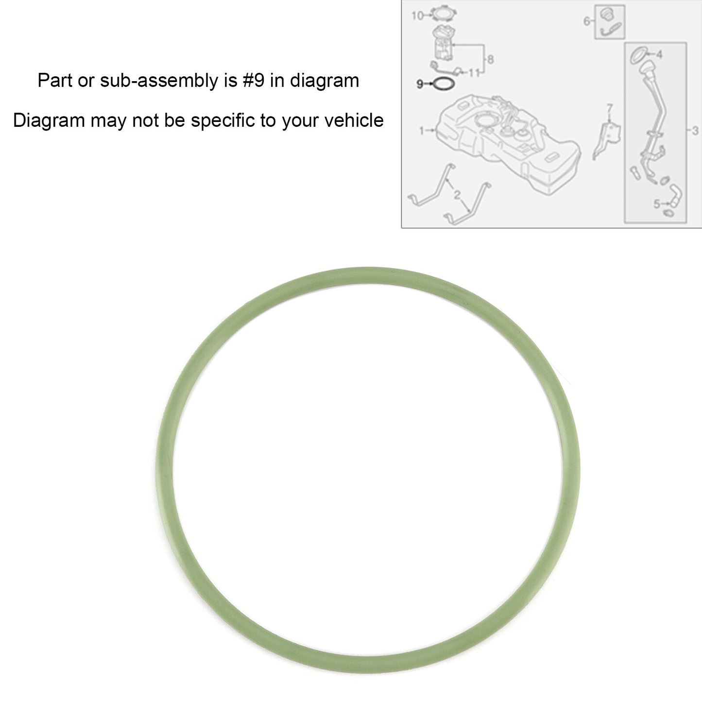 17342-EM30A Fuel Pump Tank Seal Gasket for Nissan Rogue Juke Sentra 2007-2019