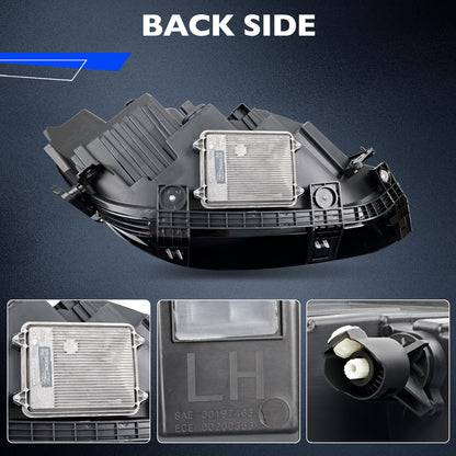 2x LED Headlight Assy Driver Passenger Side For 2022-2024 Tesla Model X Plaid
