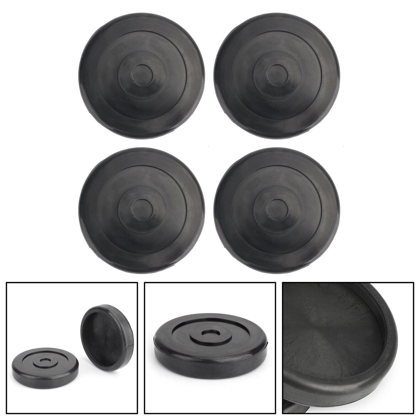 ROUND Rubber Arm Pads For BENDPAK lift DANMAR Lift SET OF 4 HD slip #5715017