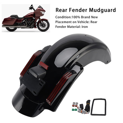 Rear Fender System Fit For Touring Road Glide Street Glide CVO 2023-2025 Red