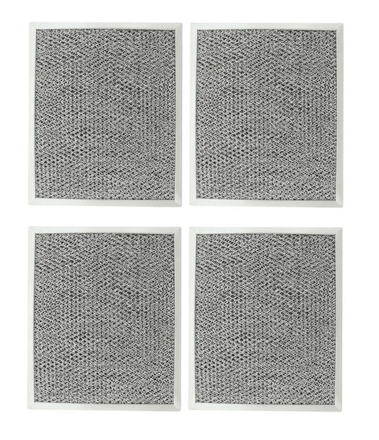 Solid Spare (4) Compatible for GE WB02X10700 Replacement Carbon Grease Range Hood Filters