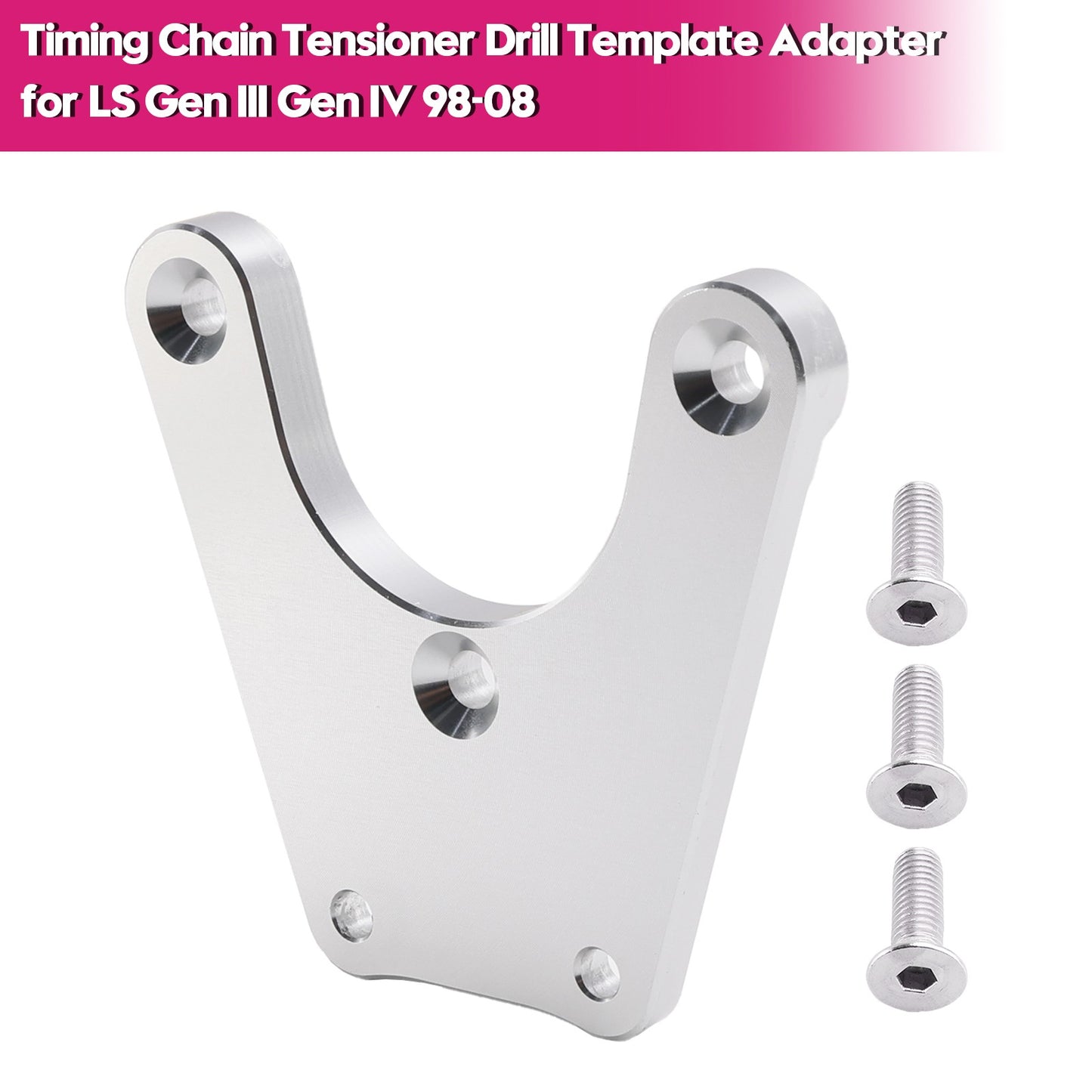 Timing Chain Tensioner Drill Template Adapter for LS Gen III Gen IV 98-08.
