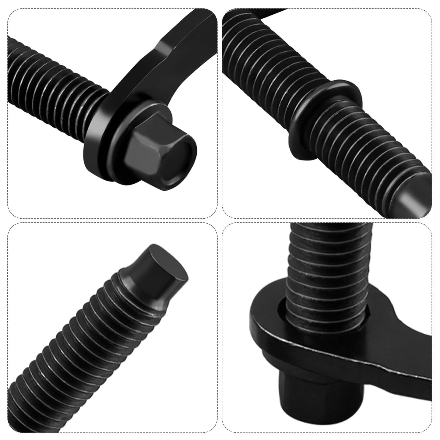 Fits Jeep Wrangler JK JKU 07-18 12.9 Class Driveshaft Bolts Front Rear CV Joint