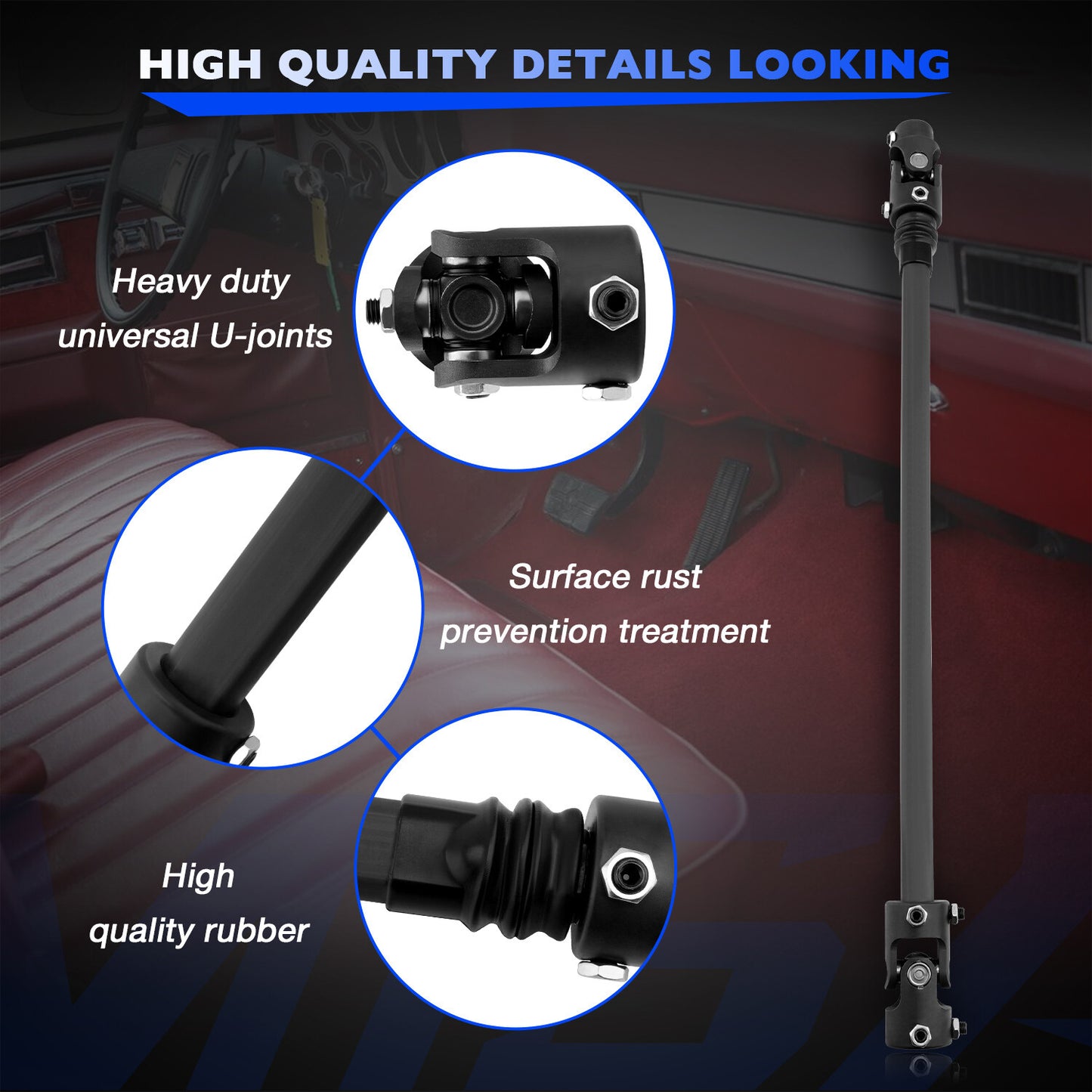 Telescopic Lower Steering Column Shaft For 79-94 Chevy GMC C/K 1500 2500 000935