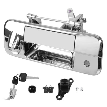 Tailgate Handle Latch w/ Lock & Camera Accessories Kit For 2007-13 Toyota Tundra