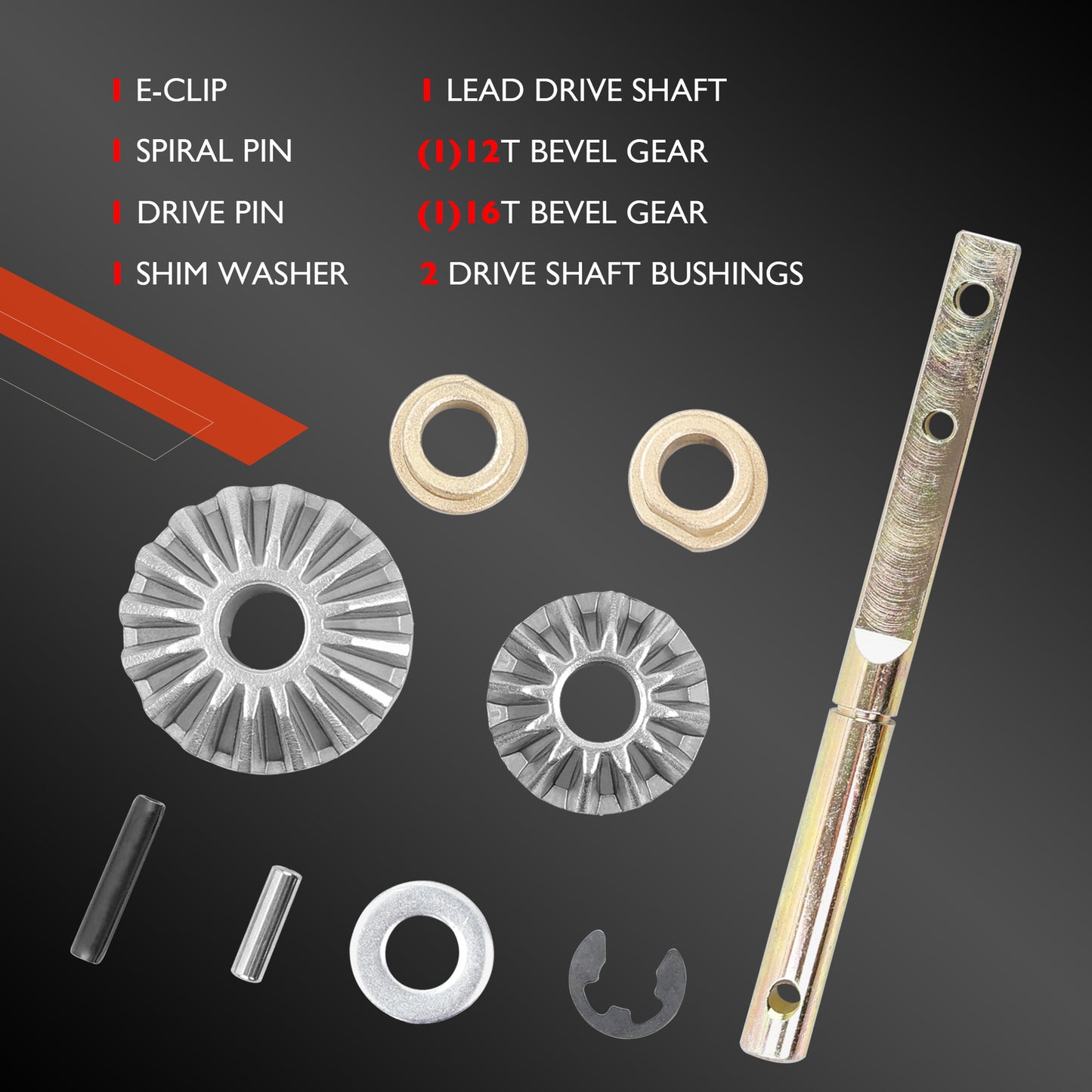 146059 Drive Shaft Power Landing Gear Repair Kit For 5th Wheel RV Lead Leg