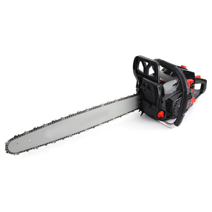 ??62cc Gas Chainsaw 22" Bar Gasoline Powered Chain Saw 2 Cycle Engine Cutting