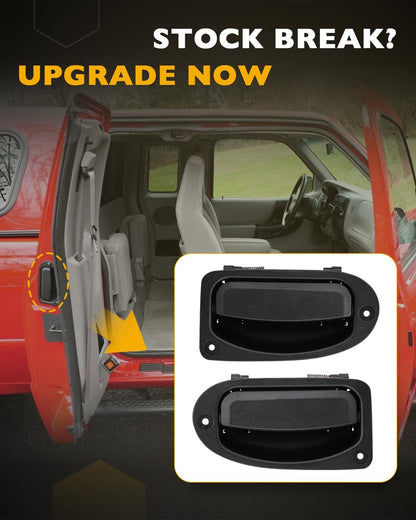 Interior Door Handles Rear Driver & Passenger Side For 1993-11 Ford Ranger Mazda