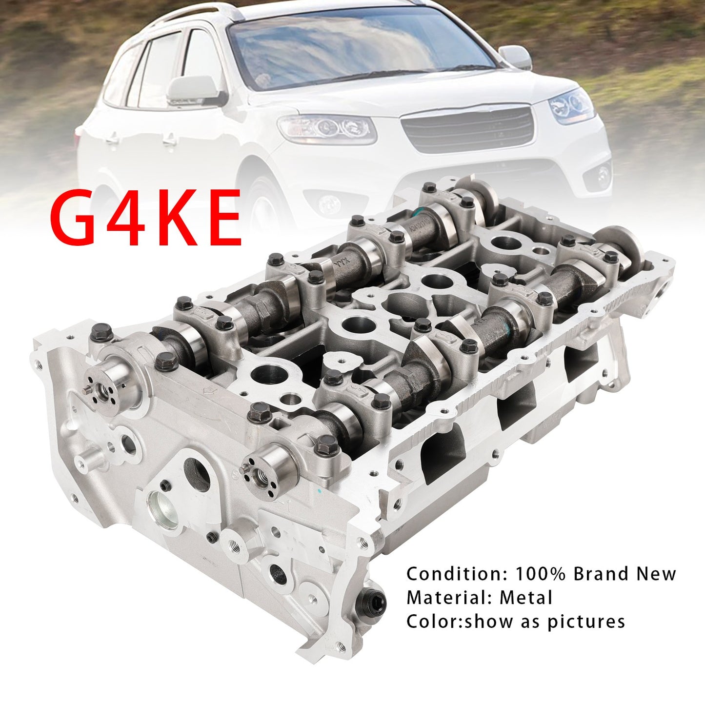 G4KE Engine Cylinder Head Assembly For Hyundai Azera Tucson Kia Forte 2.4L