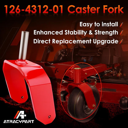 Caster Fork For Radius E S X Toro TimeCutter Titan Z Master 2000 126-4312-01