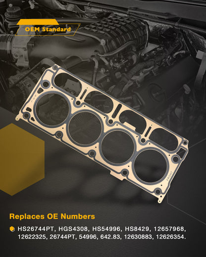 Cylinder Head Gasket Set For 14-19 GMC Sierra Chevy Silverado 1500 Tahoe 5.3L V8