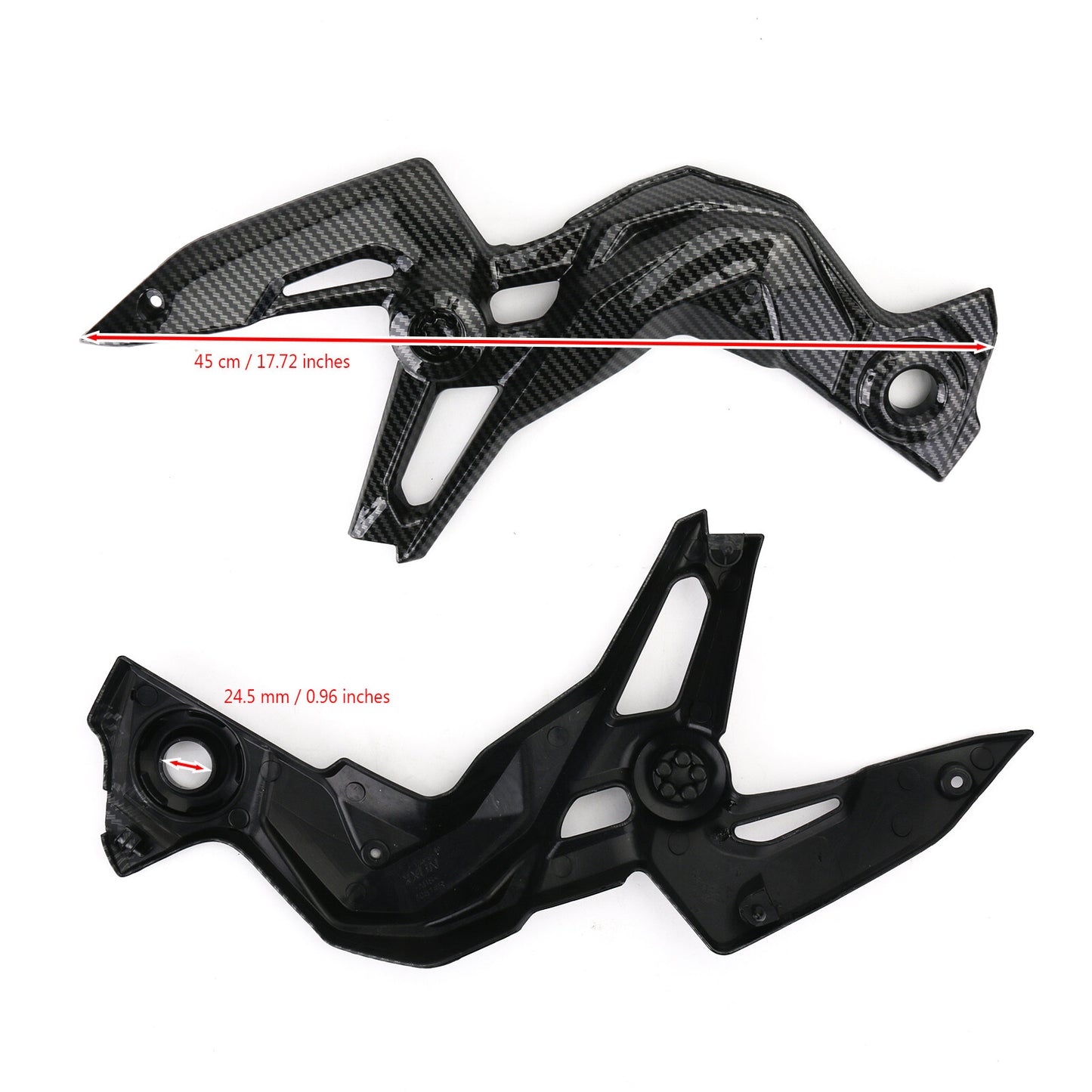 Motorcycle ABS Plastic Frame Guard Cover Trim for Kawasaki Z900 2020-2021 CBN