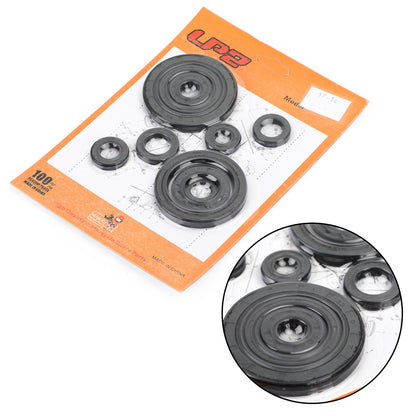 Complete Engine Oil Seal Crankcase Kit 10pcs for Honda CRF250R CRF250X 2004-2017