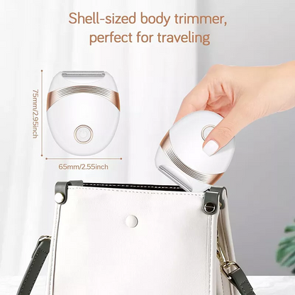 2 in 1 Wet  Dry Painless Rechargeable Lady Body Shaver Electric Razor for Women