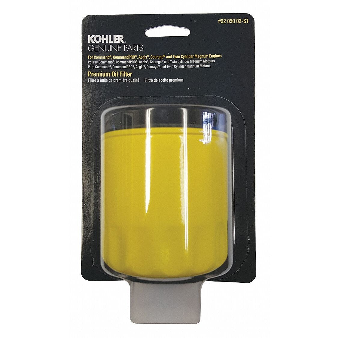 Solid Spare Kohler Full Flow Tall Oil Filter Genuine Part # 52 050 02-S1