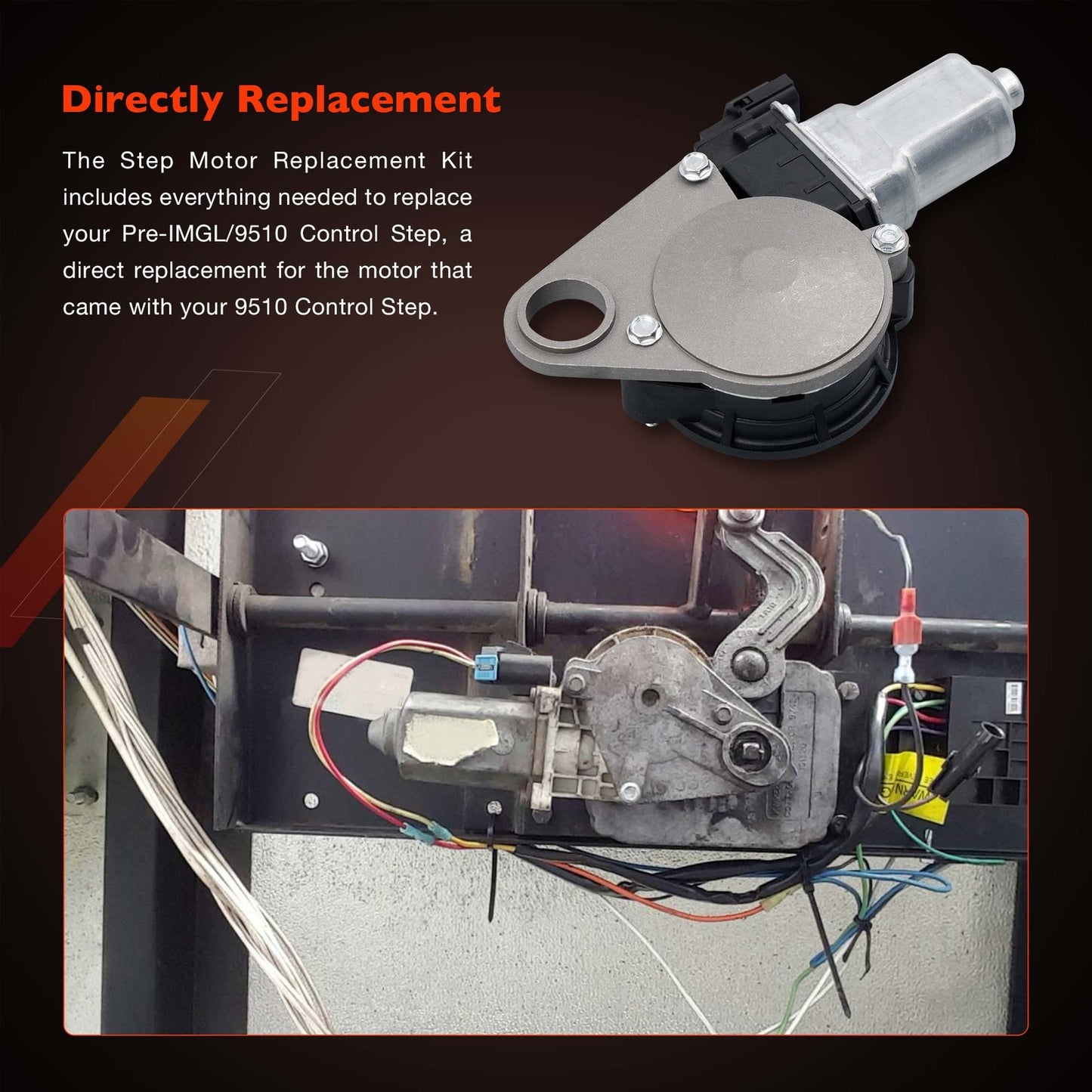 379608 Replacement Kit for Lippert Kwikee Electric RV Stair Step Pre IMGL Motor