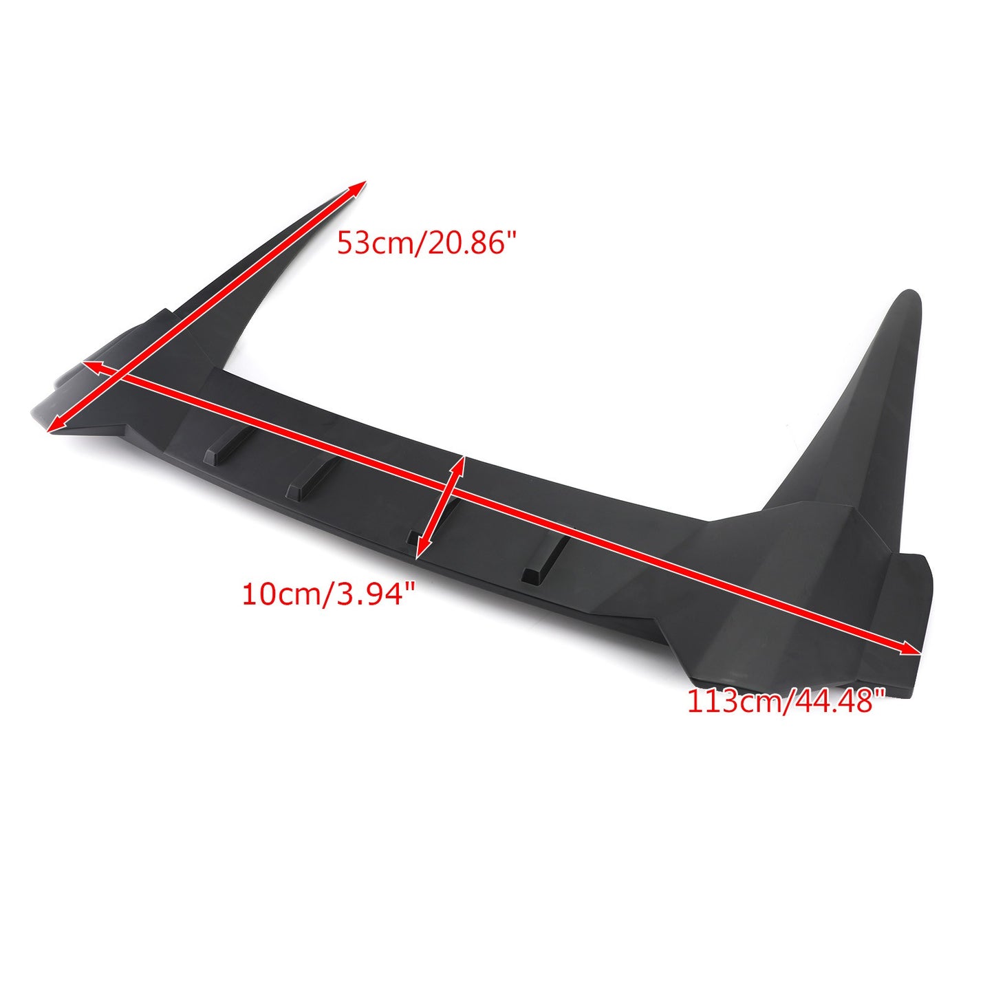 R style Rear Roof Cover Spoiler Wing Diffuser For 16-21 HONDA CIVIC 10th Sedan