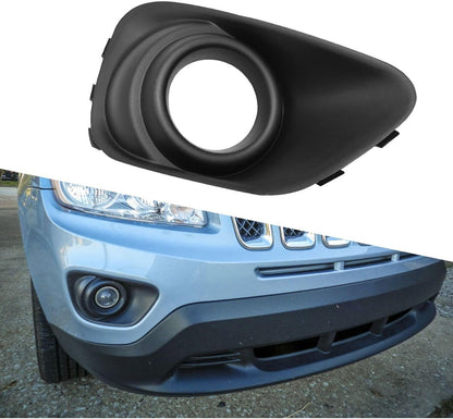 For 2011-2017 Jeep Compass 68109870AA 68109871AA Pair Fog Light Lamp Bezel Cover