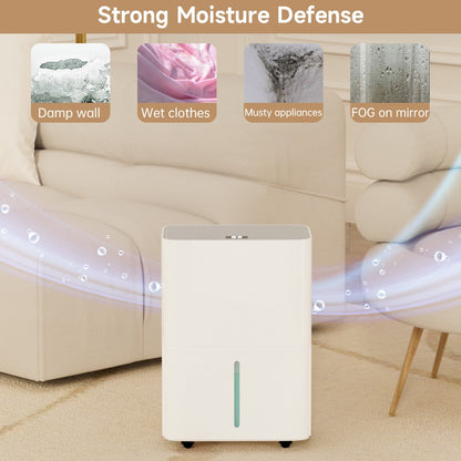 2500 Sq. ft Dehumidifier for Basement Large Room, 26 Pints, 3 Modes, Drain Hose