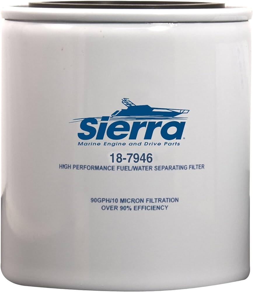 Solid Spare Sierra Marine 18-7946 Water Separating Fuel Filter - 2 PACK