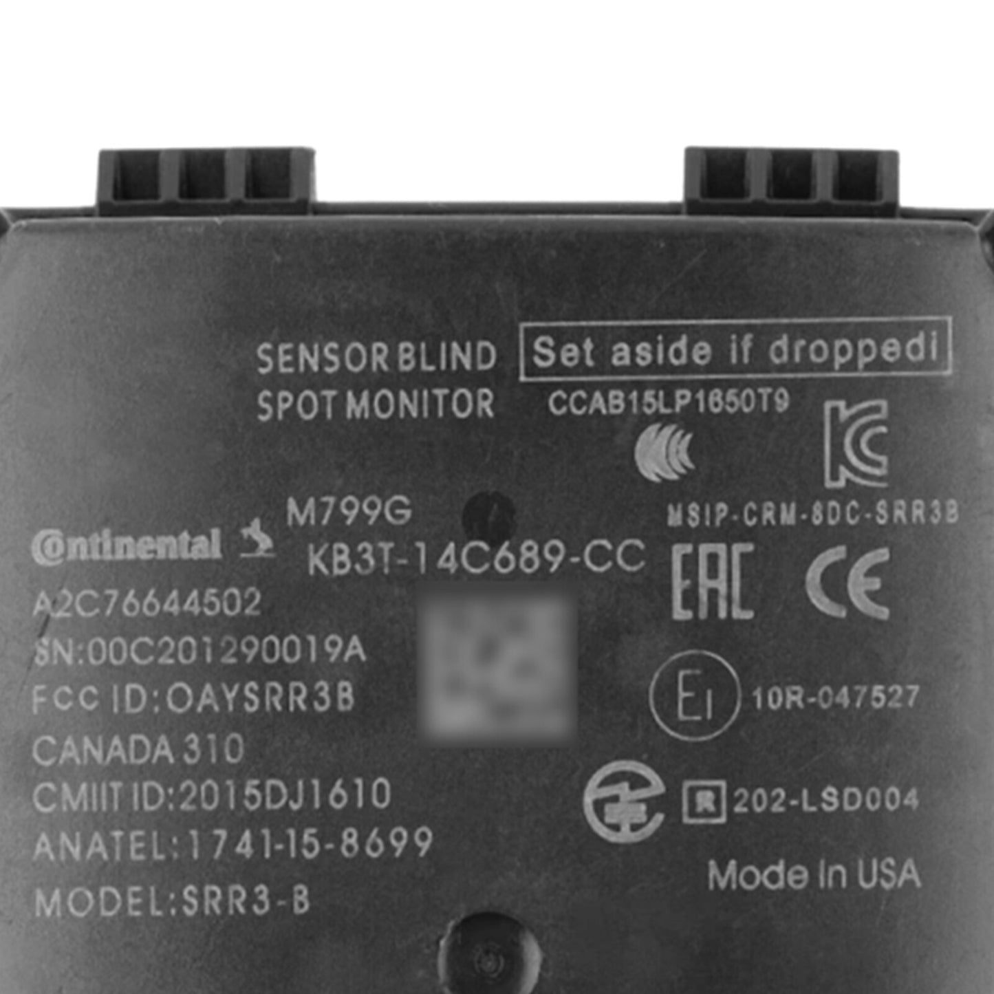 Rear Blind Spot Radar Sensor KB3Z-14C689-B For Ford Transit 150 250 350 2019-21