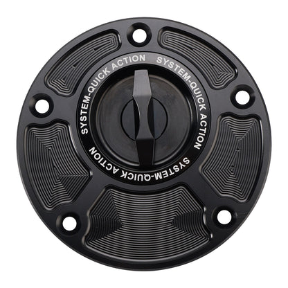 Quick Release Fuel Gas Tank Cap 5 Hole For Yamaha YZF R1 R1S R1M R3 R6 R6S R7