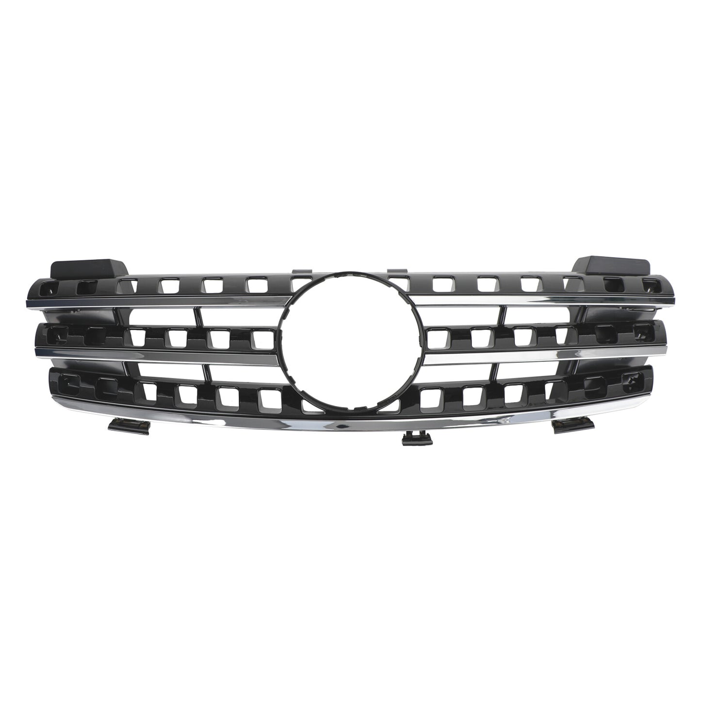 Front Bumper Grille Grill Fit Mercedes ML-Class W164 2005-2008 Chrome/Black