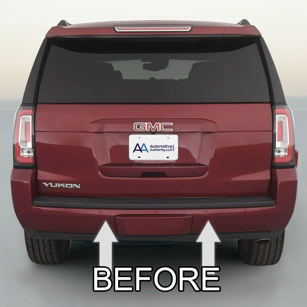 CHROME REAR BUMPER TRUNK TRIM MOLDING For 2015-2020 GMC YUKON / YUKON XL