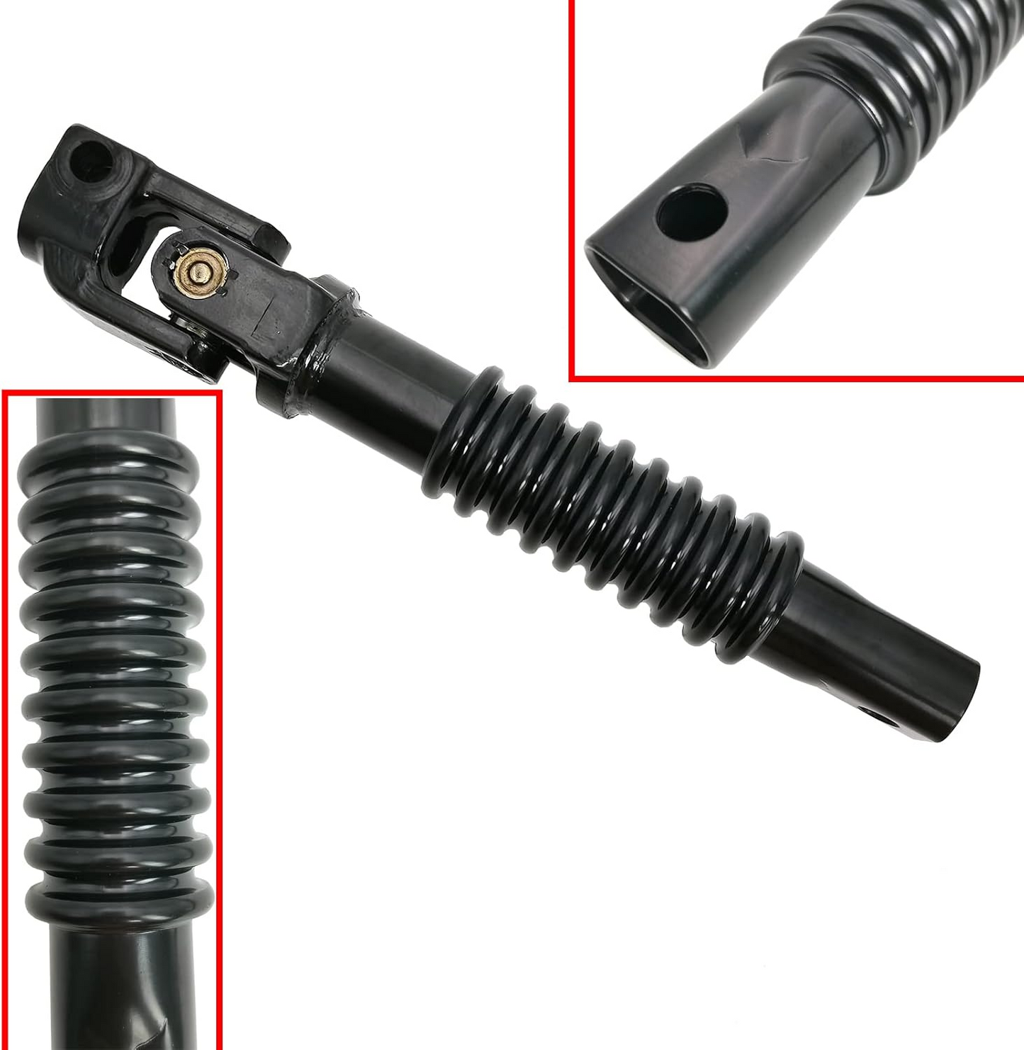 Intermediate Steering Shaft Upper Lower For 1999-07 Chevy Silverado GMC Sierra
