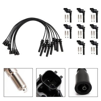 UF378 Ignition Coil+Spark Plug+Wire set For Dodge Ram 1500 2500 3500 5.7L V8  ..