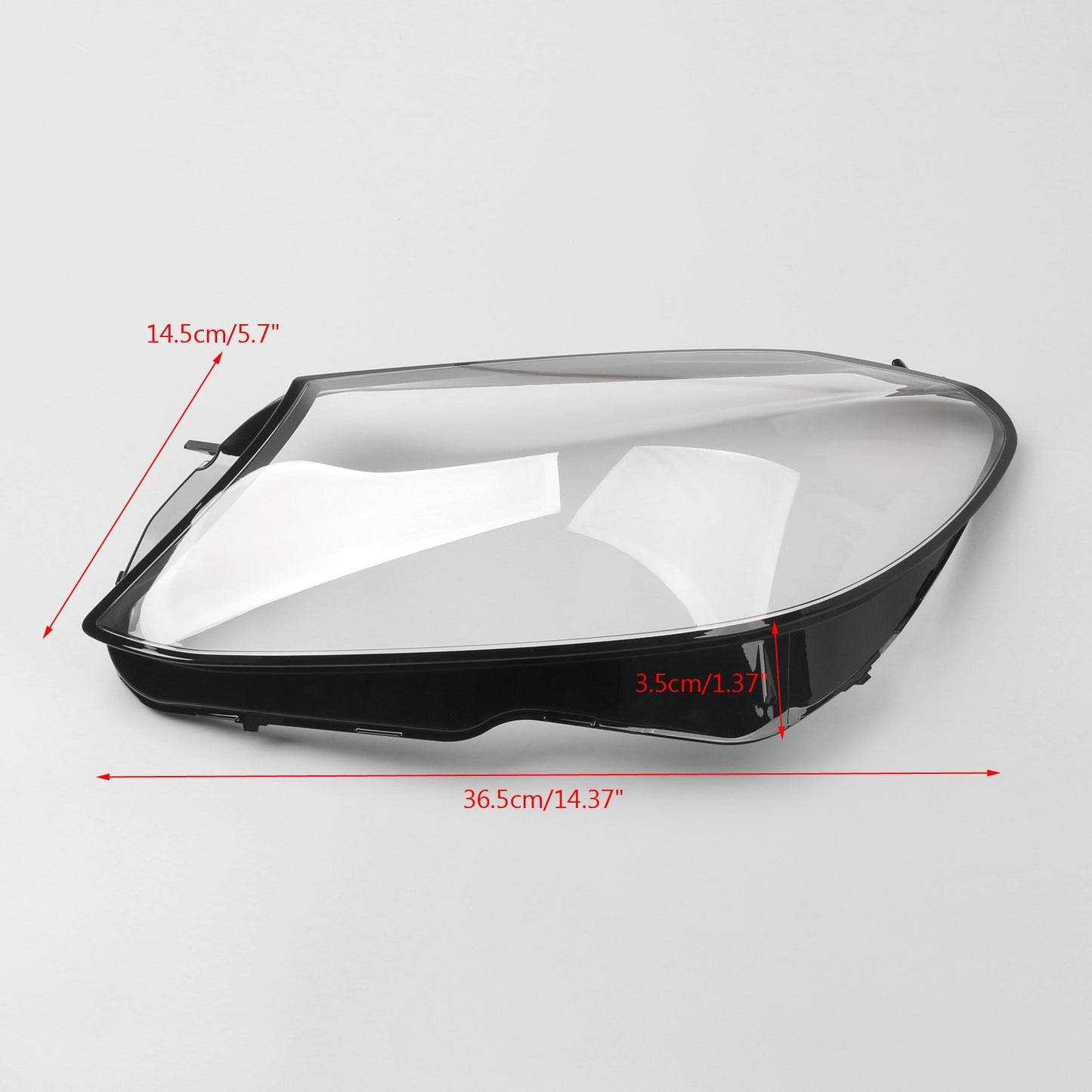 Left Side Headlight Cover Headlamp Lens Lenses For W205 C180 C200 C300 15-2018