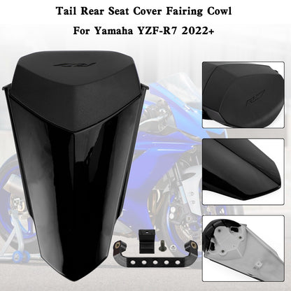 Tail Rear Seat Cover Fairing Cowl For YAMAHA YZF-R7 YZF R7 2022-2025 Black