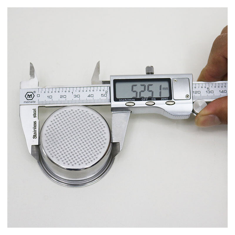 51Mm Portafilter Basket, Stainless Steel Coffee Filter, Double Layer Pressurized