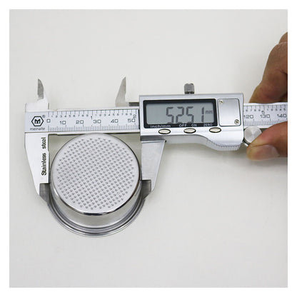 51Mm Portafilter Basket, Stainless Steel Coffee Filter, Double Layer Pressurized