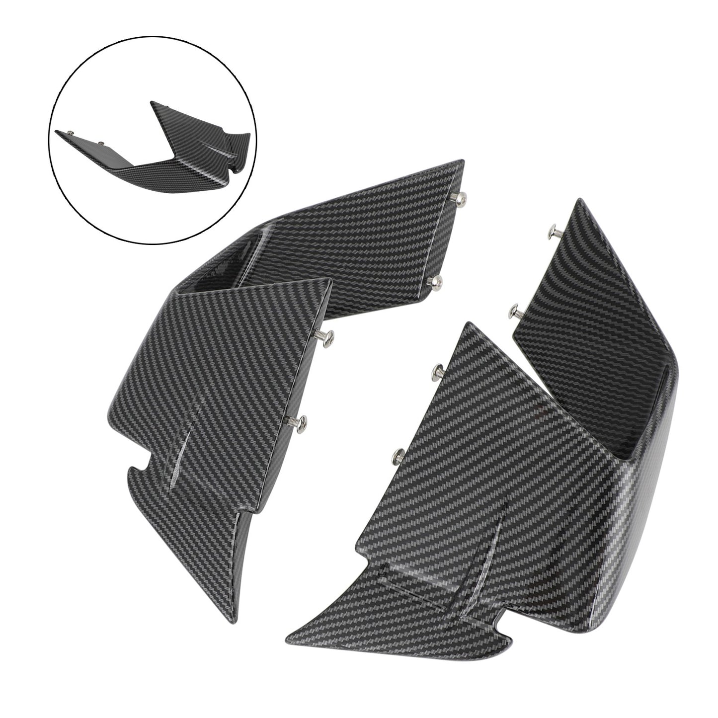 Front Spoiler Wind Winglets Fairing fit for BMW S1000RR 2019-2022 2021 2020 20