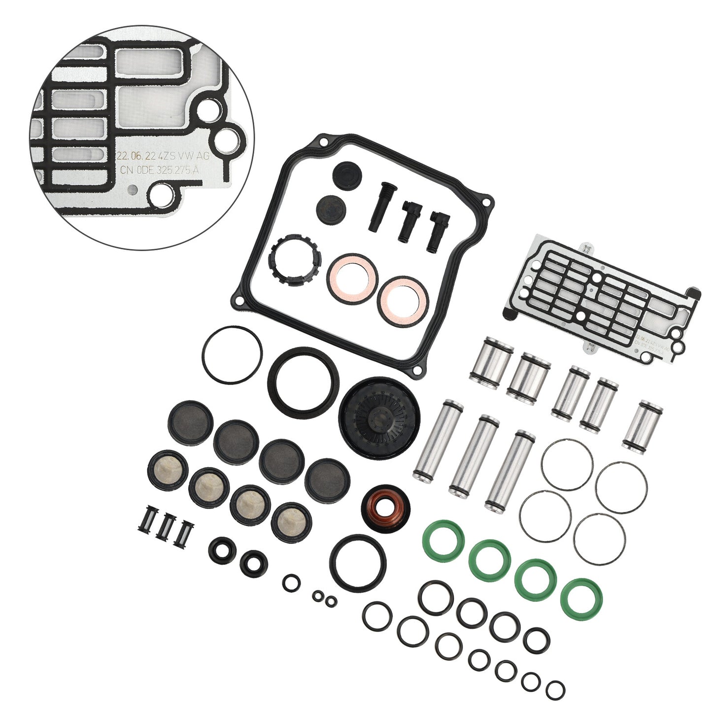 DQ500 0BH 0BT Transmission Overhaul Seals Pistons Gasket Kit For VW AUDI…