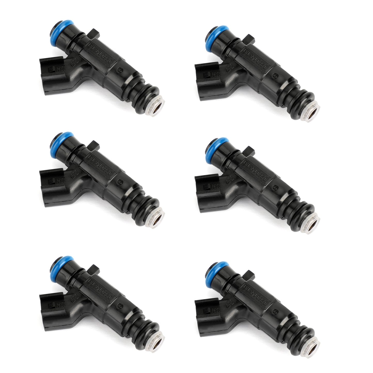 6PCS Fuel Injectors 12571159 Fit Cadillac CTS SRX 3.6L V6 2004-2008 0280156131