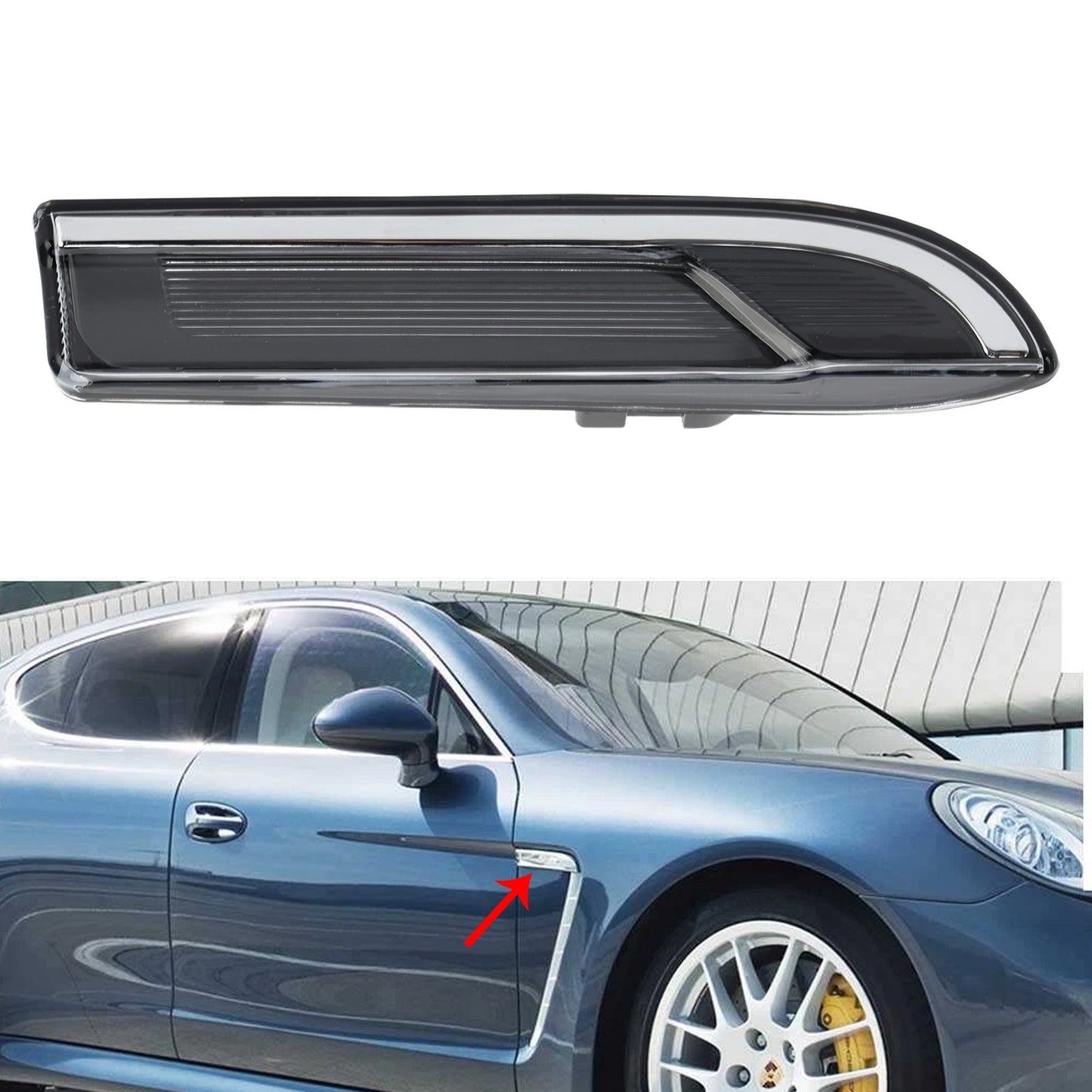 Right Front Fender Turn Signal Light Lamp For Porsche Panamera 970 2010-2016