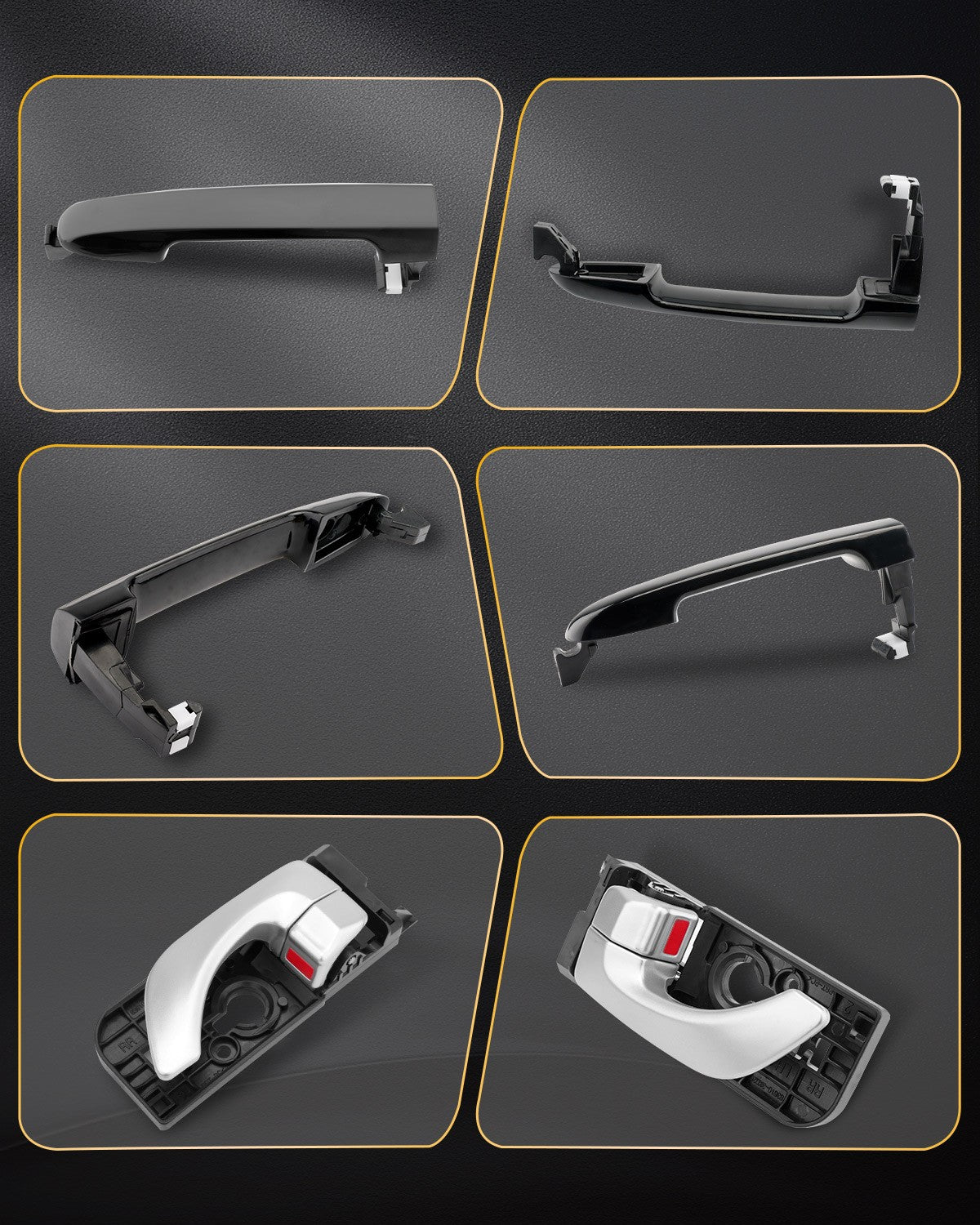 826513K000 Outside Interior Door Handle Set Fit 06-08 Hyundai Sonata Door Handle