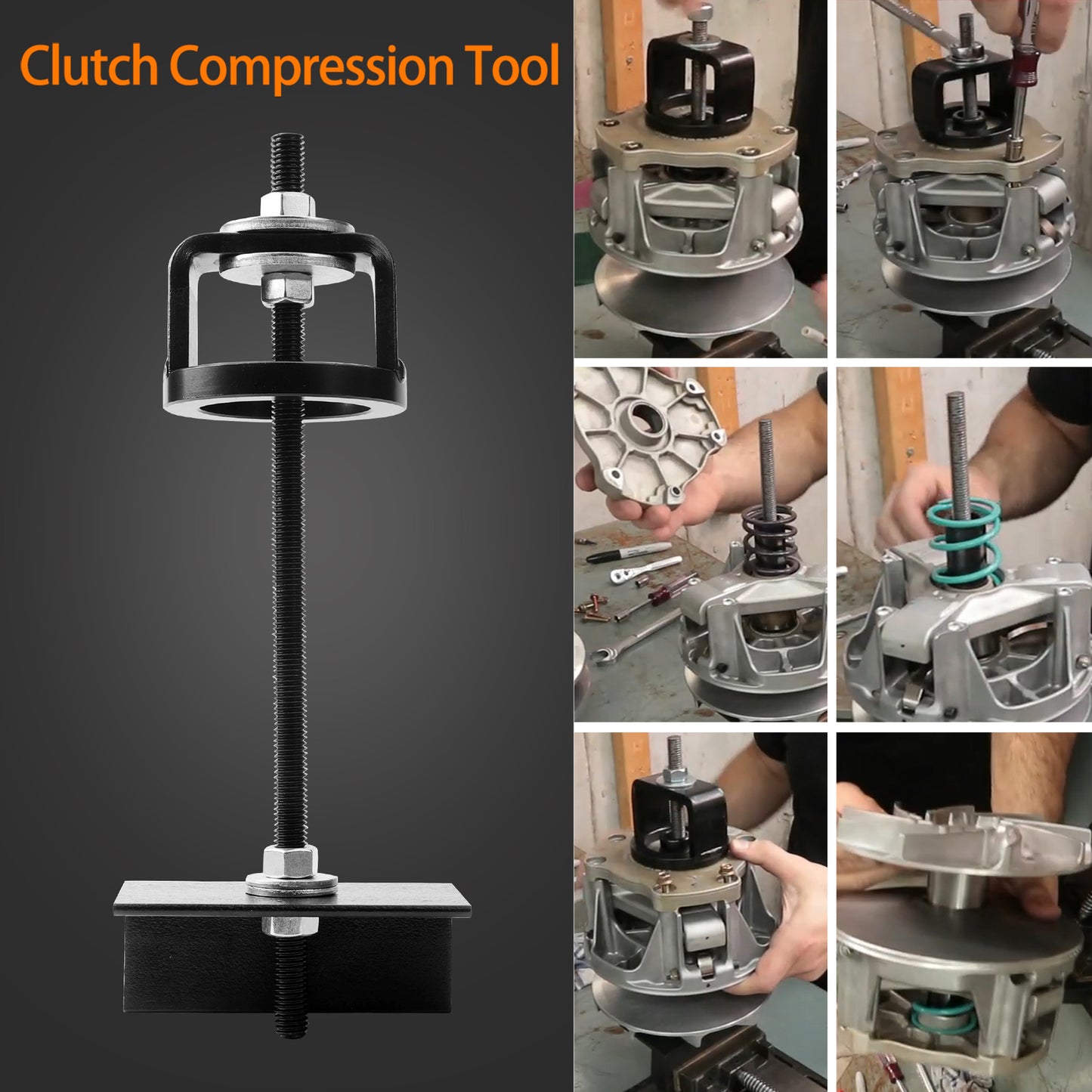 Secondary Clutch Spring Compression Tool For Polaris Ranger General RZR ATV/UTV
