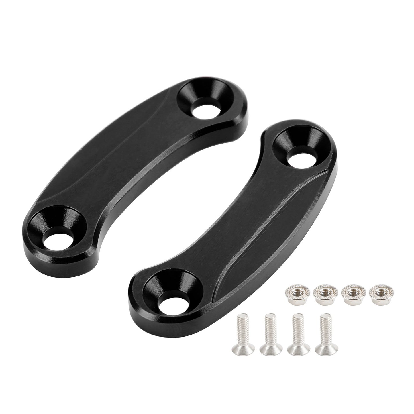 Black mirror delete blanking block off plates For Kawasaki ZX-10R 2016-2023 2022