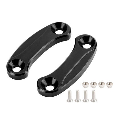 Black mirror delete blanking block off plates For Kawasaki ZX-10R 2016-2023 2022
