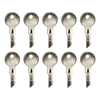 (10) Ignition Key For Crown Forklift  Walkie Wave - C250, 170151-001, 089216-001