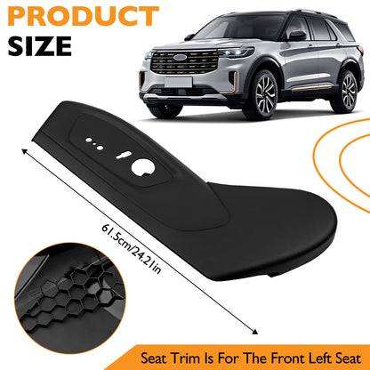 Black Left Driver Side Seat Trim Panel For 2020-2023 Ford Explorer MB5Z7862187EC