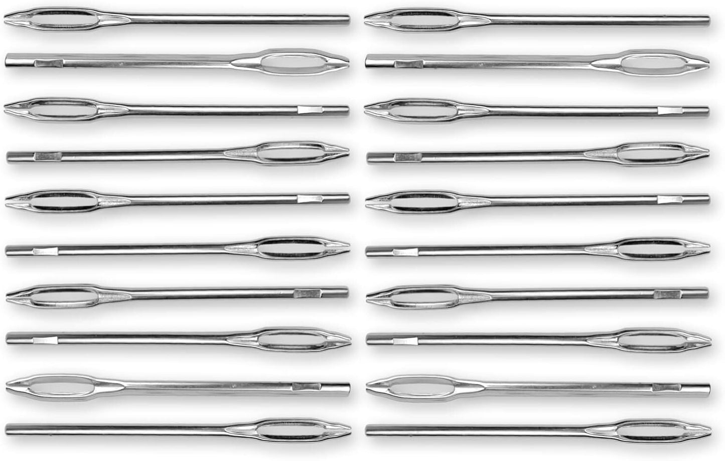 20 Pieces Replacement Split Eye Insertion Needle for Tire Plug Reamer Tool